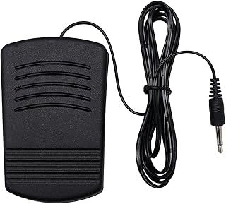 YEQIN Mini Sewing Machine Foot Pedal, Momentary Foot Pedal Switch Household Sewing Machine Foot Operated Pedal Controller for Small Sewing Machines 202 505 Making