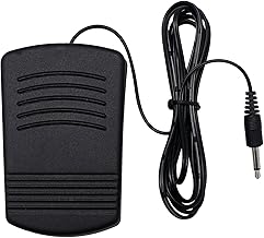 YEQIN Mini Sewing Machine Foot Pedal, Momentary Foot Pedal Switch Household Sewing Machine Foot Operated Pedal Controller for Small Sewing Machines 202 505 Making