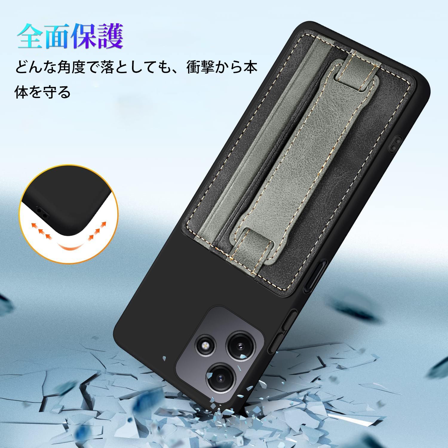 Amazon | Redmi 12 5G ケース スタンド付き スタンド機能 背面 カード