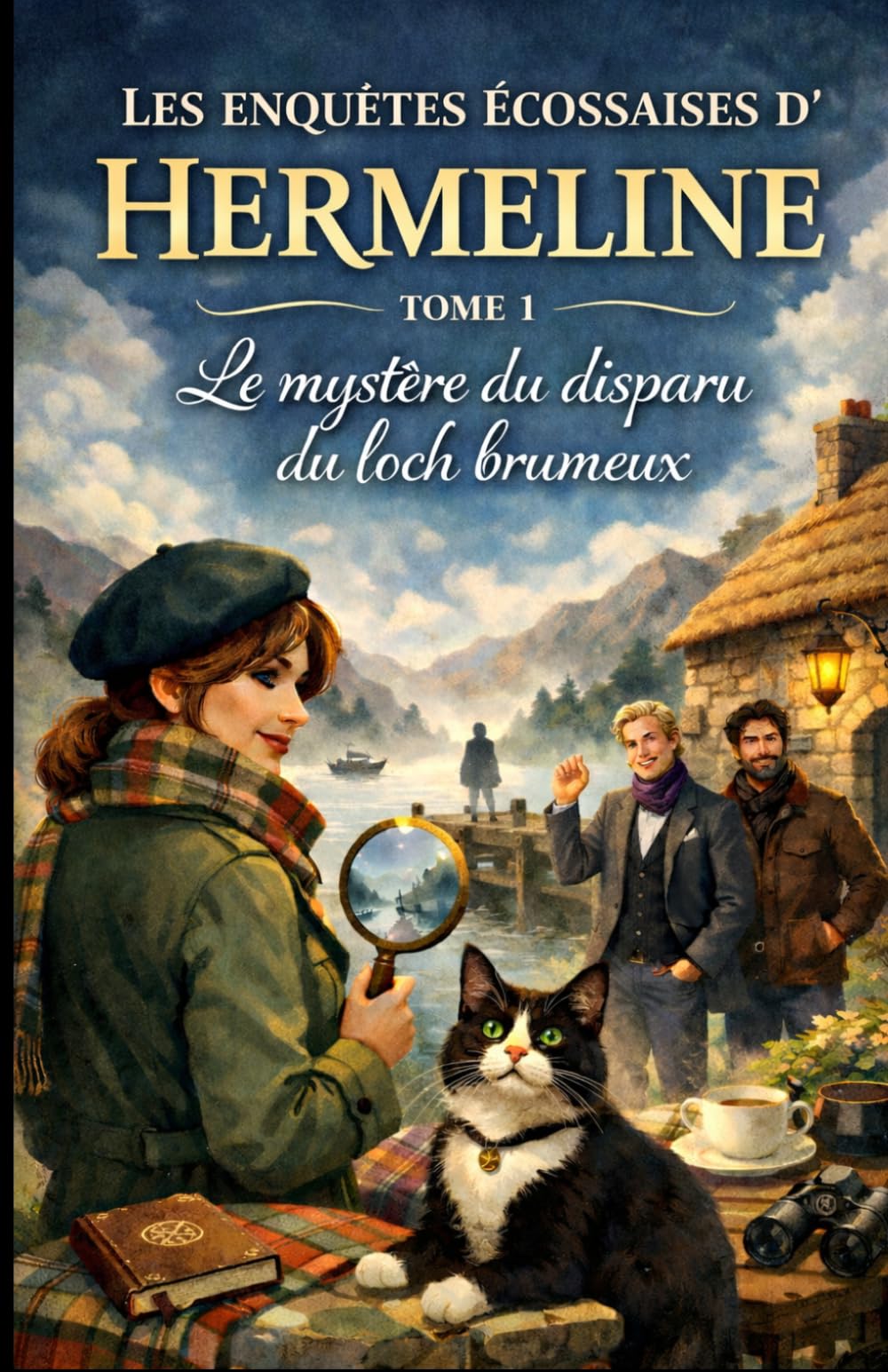 Les Enquêtes Écossaises d’Hermeline MacLeod (malgré elle) — Tome 1 Hermeline et le Mystère du Disparu du Loch Brumeux: Un cosy mystery immersif et addictif