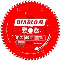 Vista 2 de Freud D0860S - Hoja de sierra circular Diablo de 8-1/2 pulgadas x 60 dientes con acabado fino con eje de 5/8 pulgadas