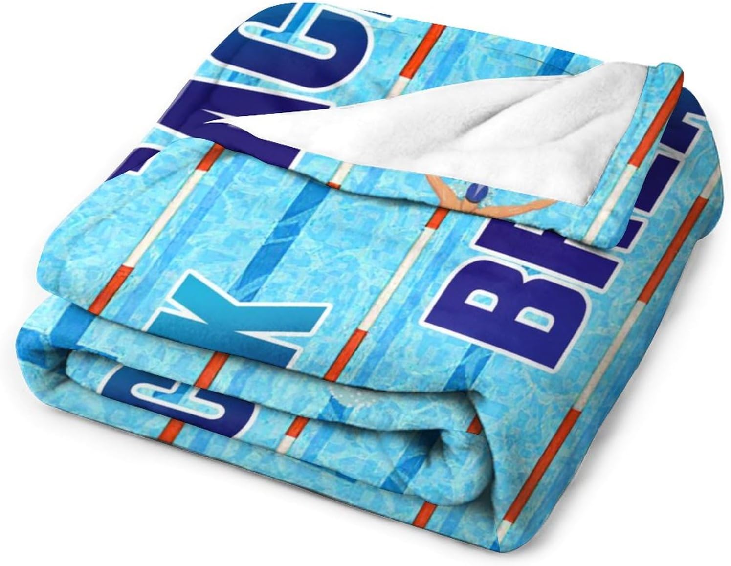 Swimming Blanket Swim Gifts for Girls/Swimmer Sport Throw Blankets Soft Blanket Warm Fleece Flannel Plush Blankets for Bed Sofa Couch 60"x80"