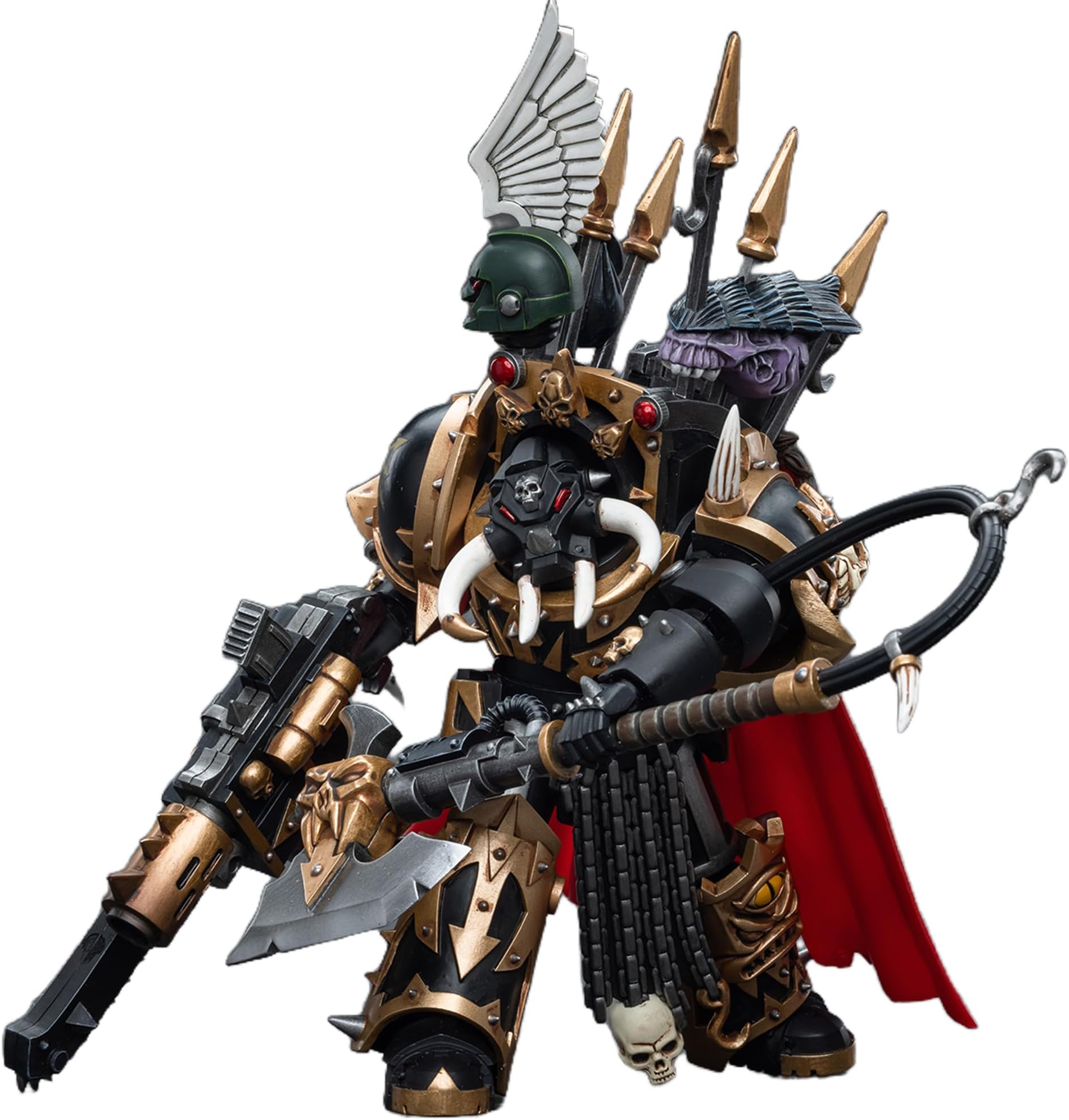 1/18 Action Figure Warhammer 40,000 Chaos Space Marines Black Legion Chaos Lord in Terminator Armour 4.96 inch Collectible Action Figures Kits