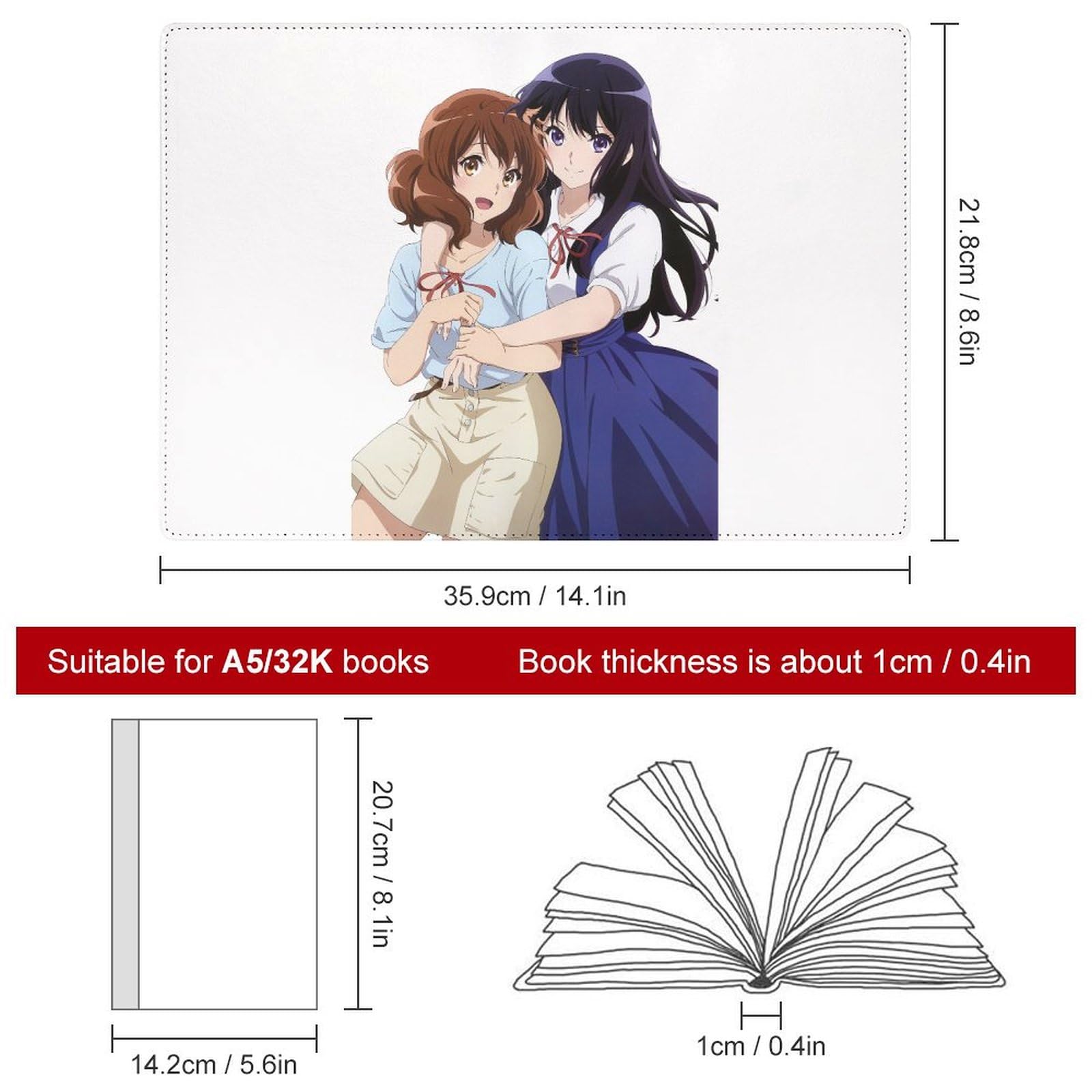Amazon | ノートカバー 響け！ ユーフォニアム 高坂 麗奈 黄前 久美子