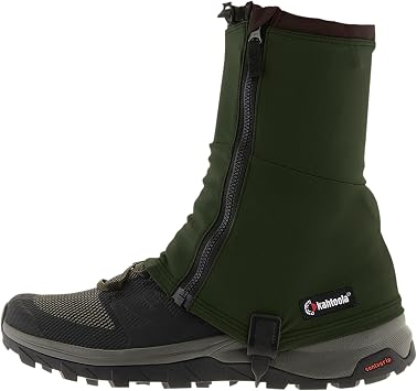 Kahtoola RENAgaiter Mid Gaiters for Hiking, Mountaineering, Trail Running, Shoe & Boot Protection in Mud, Snow & Ice