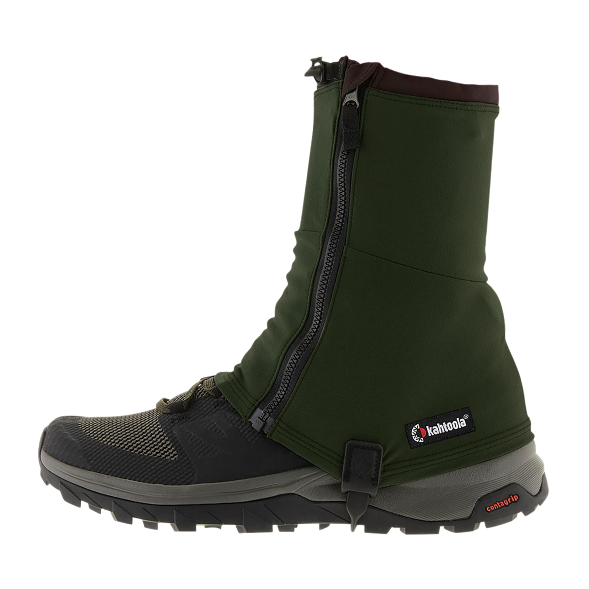 Kahtoola RENAgaiter Mid Gaiters for Hiking, Mountaineering, Trail Running, Shoe & Boot Protection in Mud, Snow & Ice