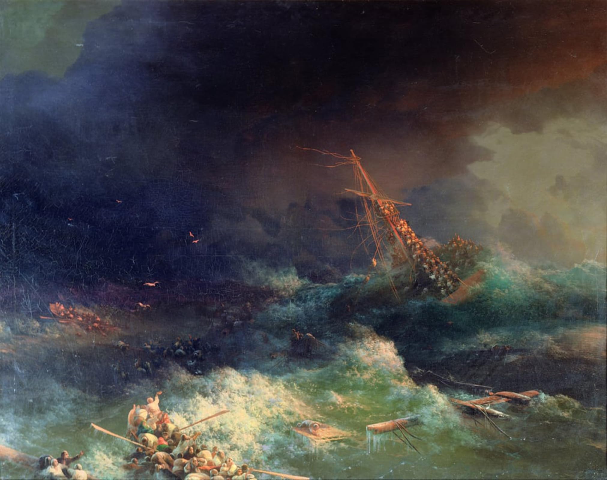 Tableau Toile Drame Maritime Aivazovsky Décoration Émotionnelle - 5