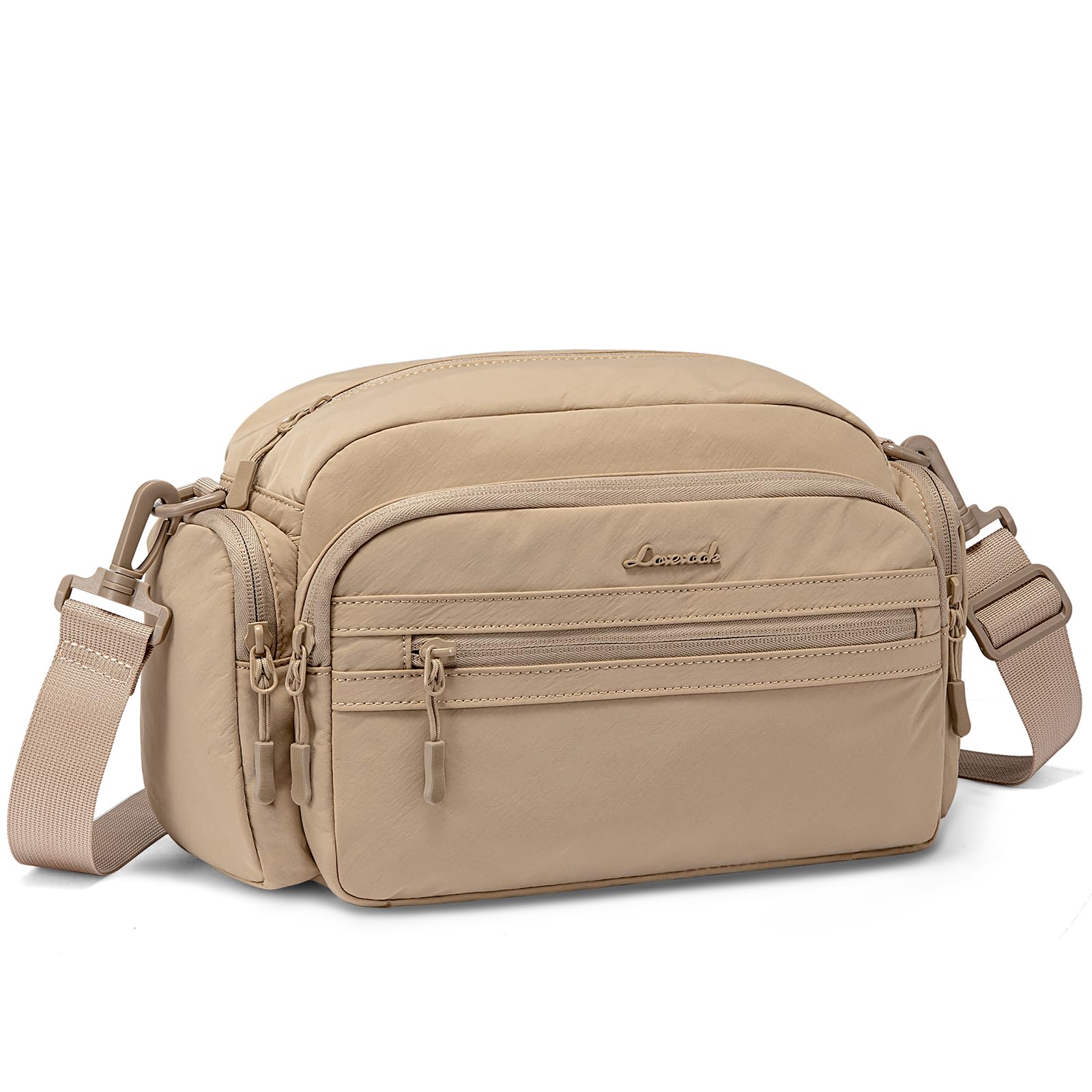 LOVEVOOK Crossbody Bag for Women, Multi-Pockets Purse, Nylon Shoulder Handbags, Water-Resistant &amp; Lightweight