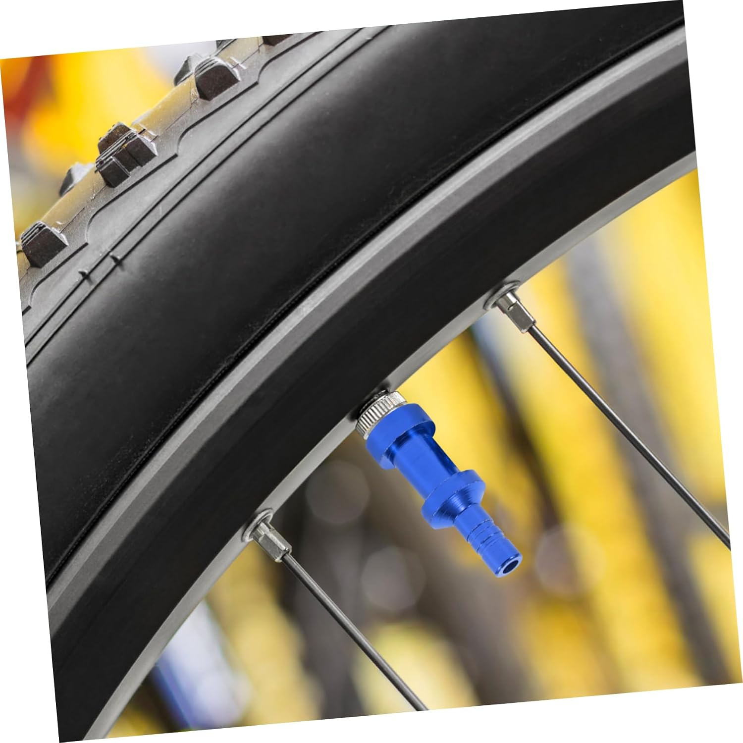 2Pcs Aluminum Bike Valve Adapter Tubeless Tire Valve Stems for Easy Installation Vibrant Colors for Stylish Cycling Accessories Durable and Bike Stem