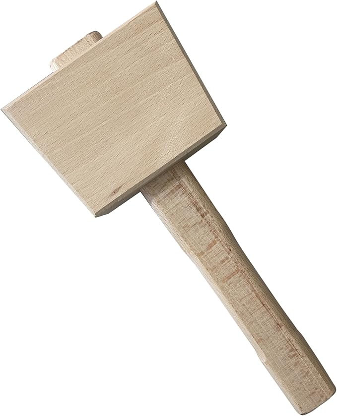 Beechwood Wooden Carpenters Mallet Tool By Footprint Tools. Perfectly