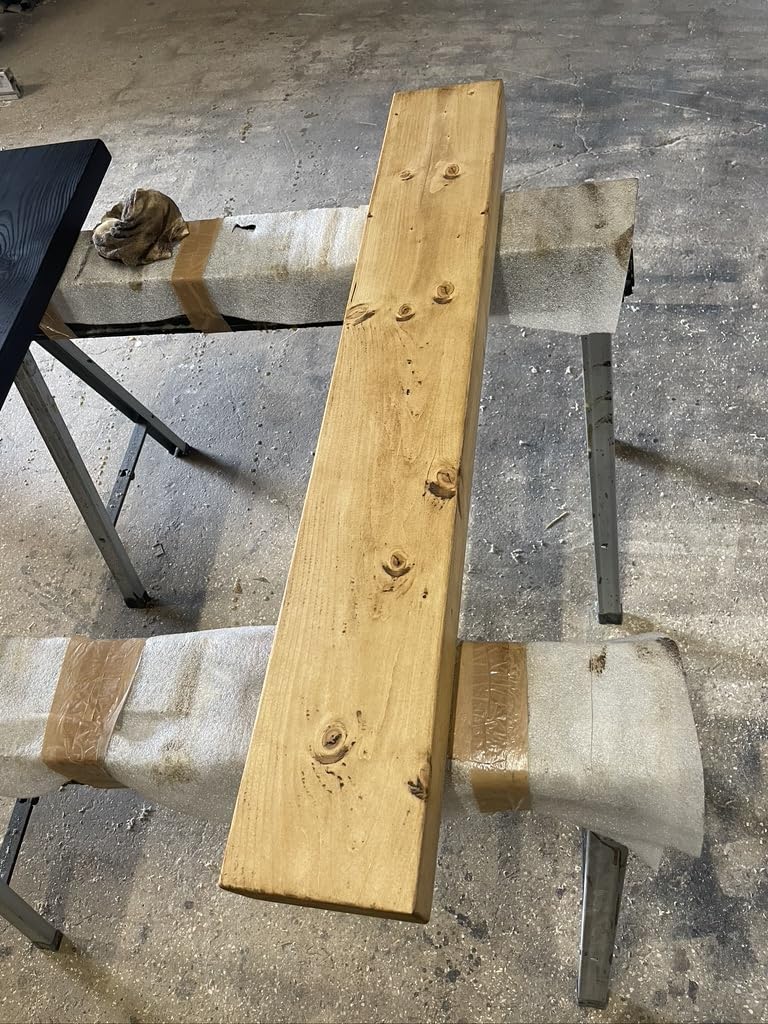 Trave per caminetto in legno massello rustico, 7 x 15 cm e 7 x 20 cm, elegante decorazione per la casa, perfetta per soggiorno e camera da letto