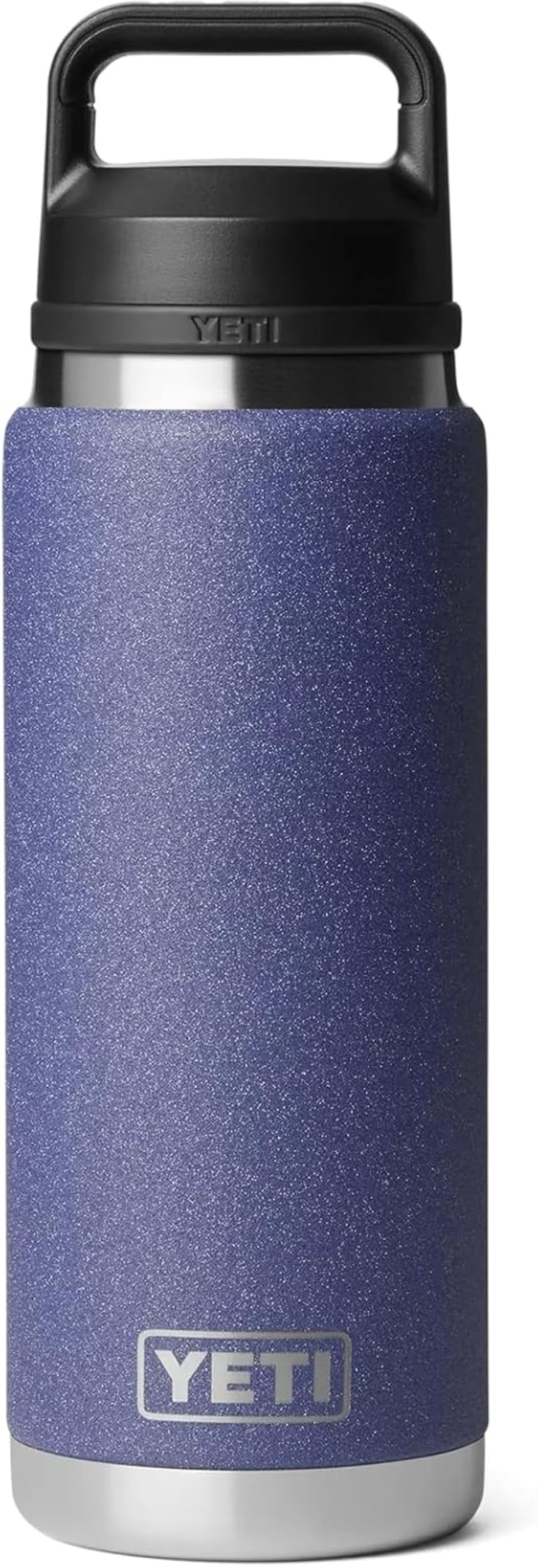 YETI Rambler Trinkflasche 26 oz (769 ml) Moon Dust – Edelstahl Trinkflasche, Wasserflasche Sport mit Chug–Verschluss, isolierte Sportflasche