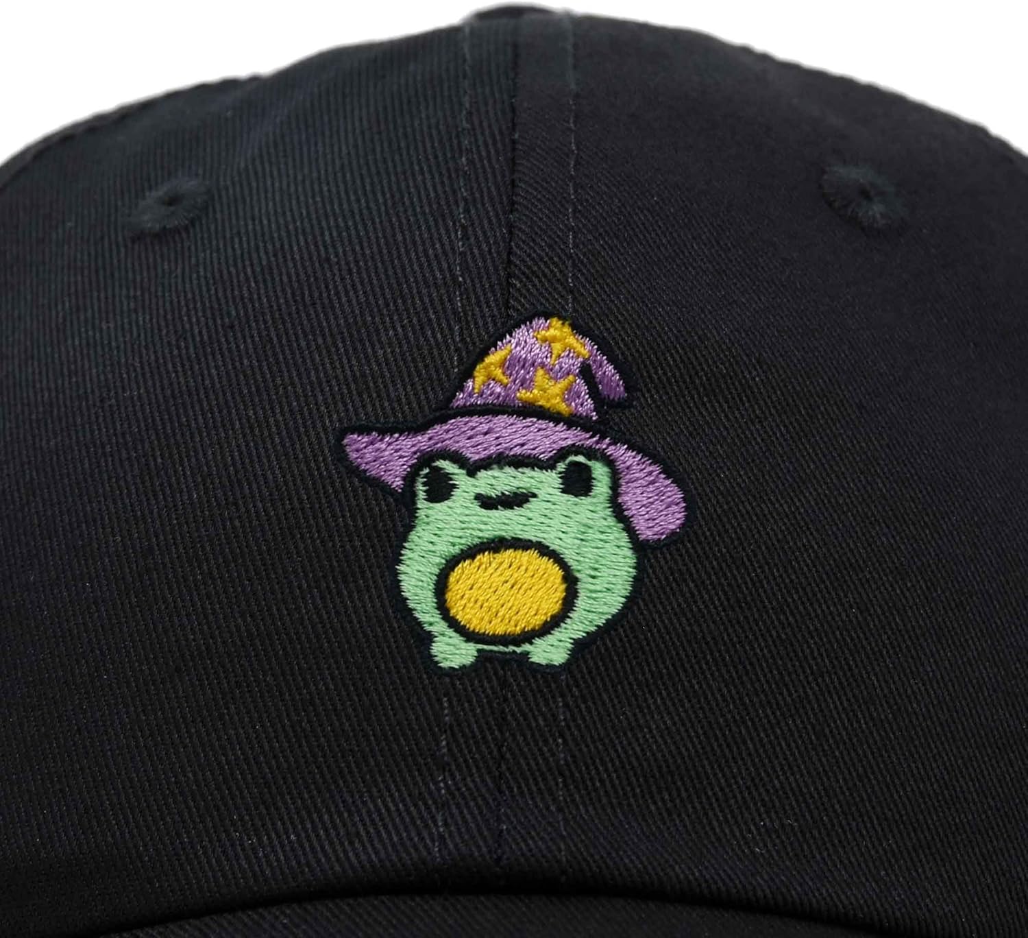 DALIX Sorcerer Frog Embroidered Cap Cotton Baseball Cute Cool Dad Hat Womens