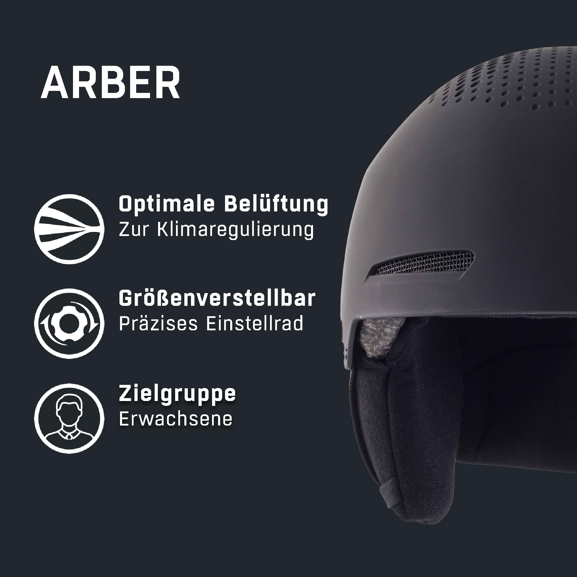 ALPINA ARBER Unisex Skihelm Snowboardhelm Olive matt grün
