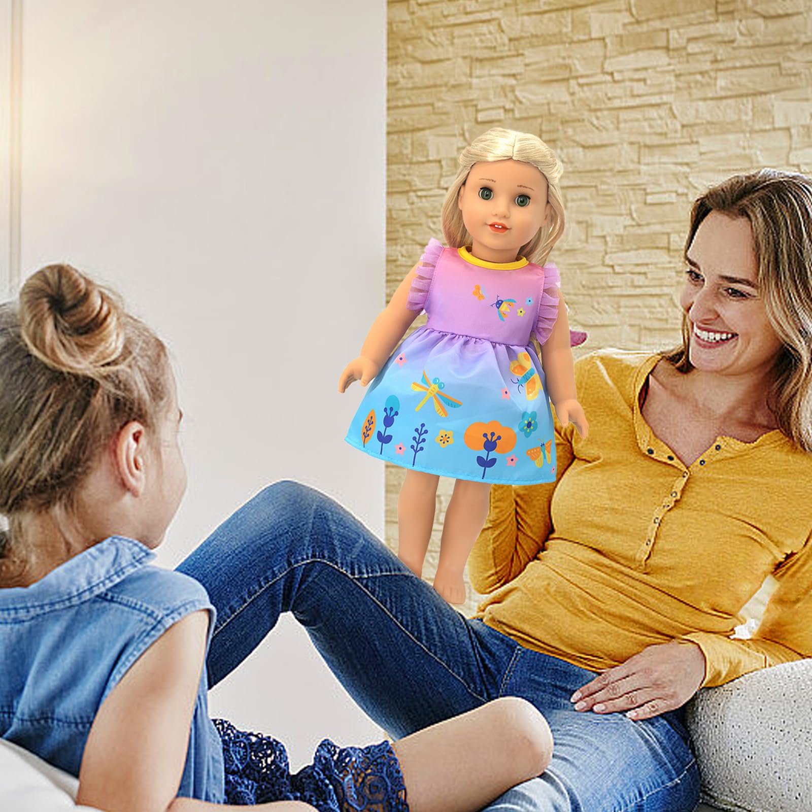 Puppenkleidung Set 35-43 Cm - 5-teiliges Outfit Für Babypuppen