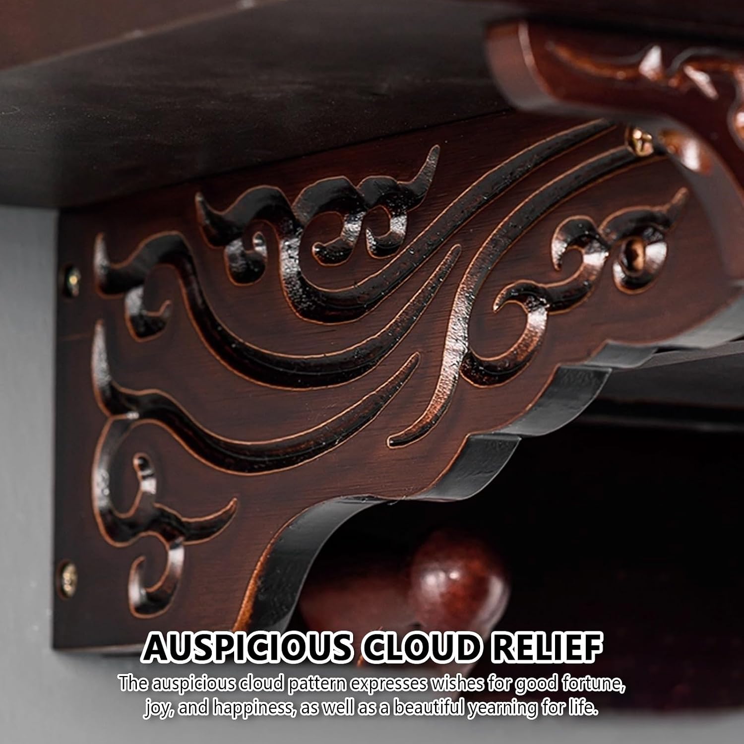 Altar Table with Drawers for desktops, Vintage Buddha Statues Shelf for Prayer, sacrificial Meditation Shrine, Buddhist Altar Shelf, for Churches, shrines, Temples, Homes.