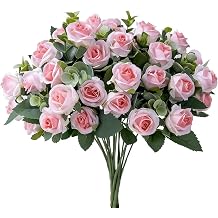 Artificial Flowers 10 Artificial Rose Flowers For Wedding Home Decoration