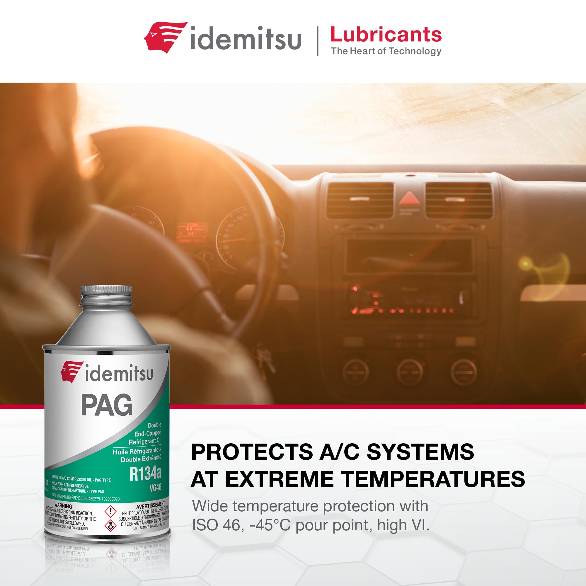 Amazon.com: Idemitsu PAG 46 Compressor Oil for R134a – 8 oz