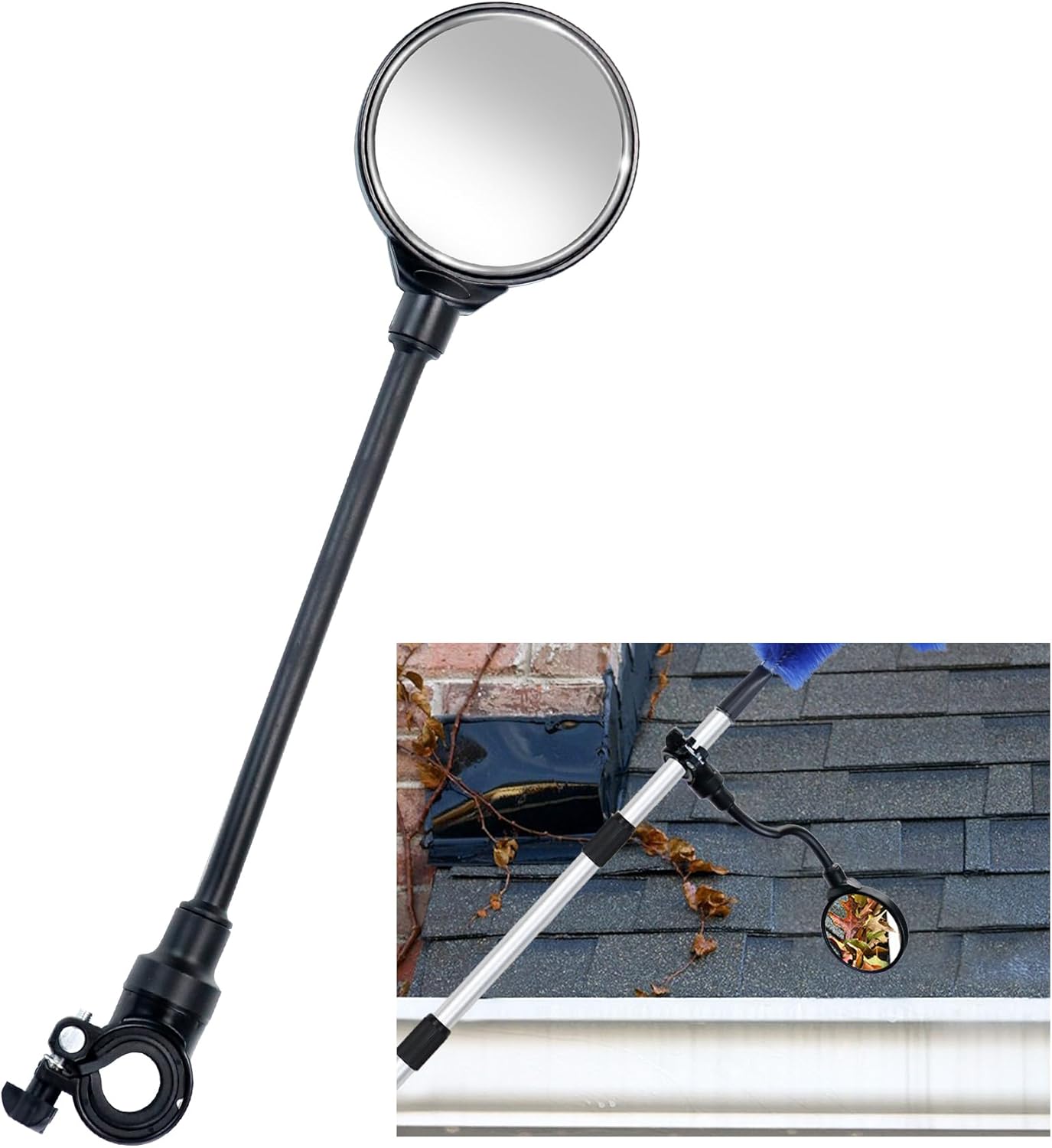 Daisypower Mini Inspection Mirror for Gutters Extension