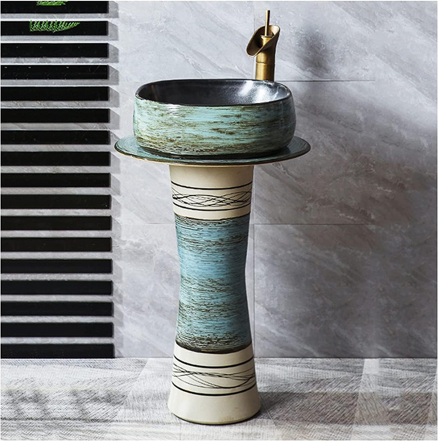 Luxurious Pedestal Sink One Piece Pedestal Sink Pedestal Sink