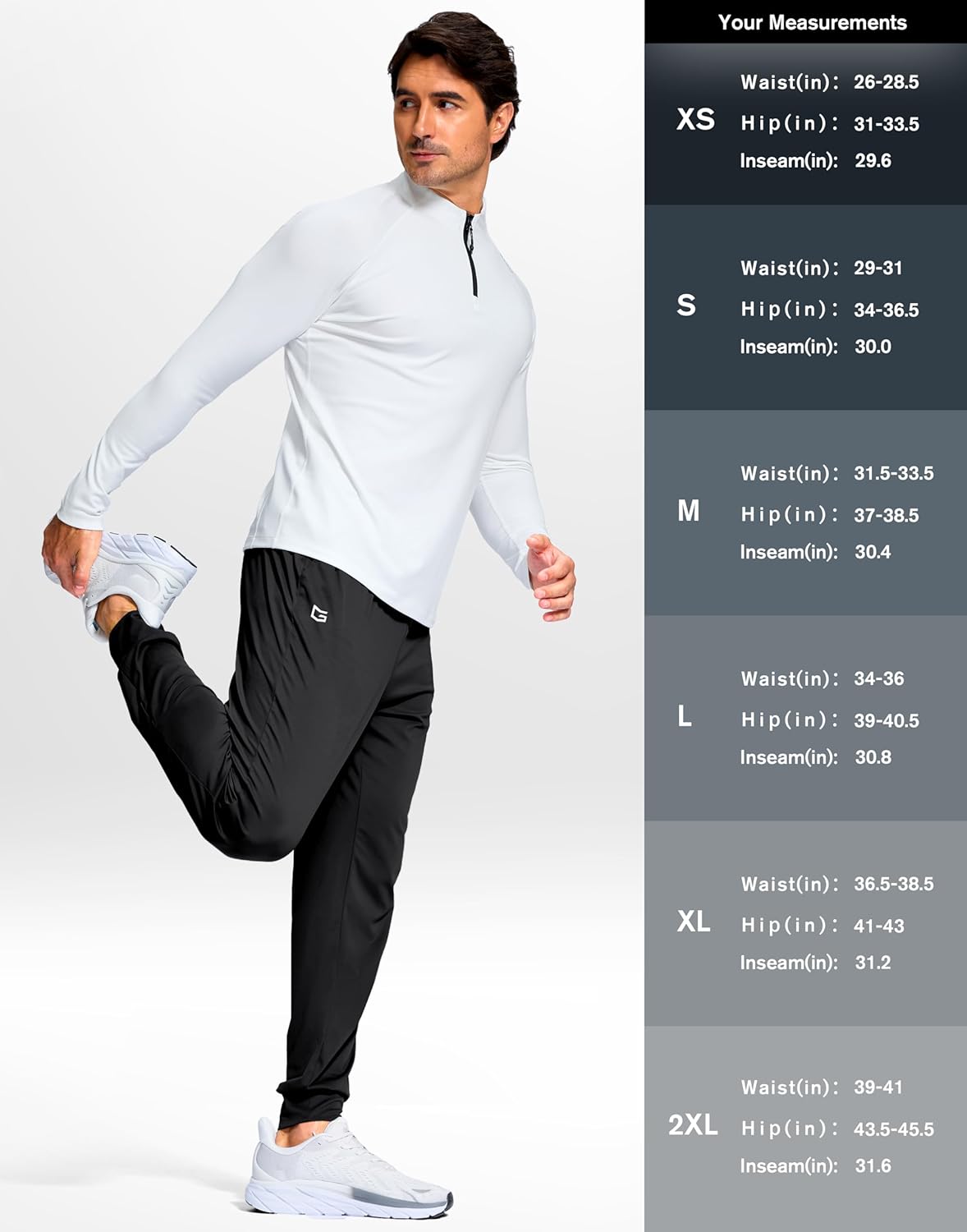 G Gradual Men's Joggers Lightweight Athletic Workout Pants with Pockets Stretch Track Running Sweatpants for Men Gym Sports - Image 7