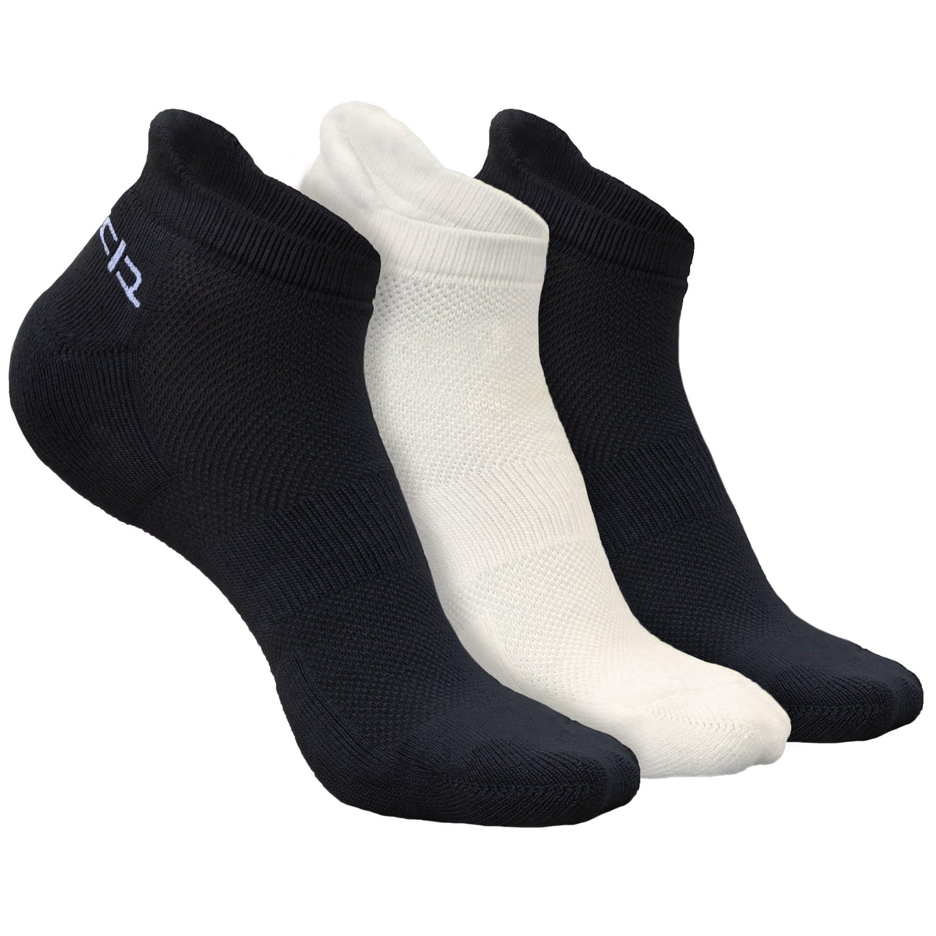 HEELIUM Bamboo Ankle Socks for Men | Odour-Free and Breathable | Padded Base and Anti-bacterial | 3X Softer Than Regular Socks