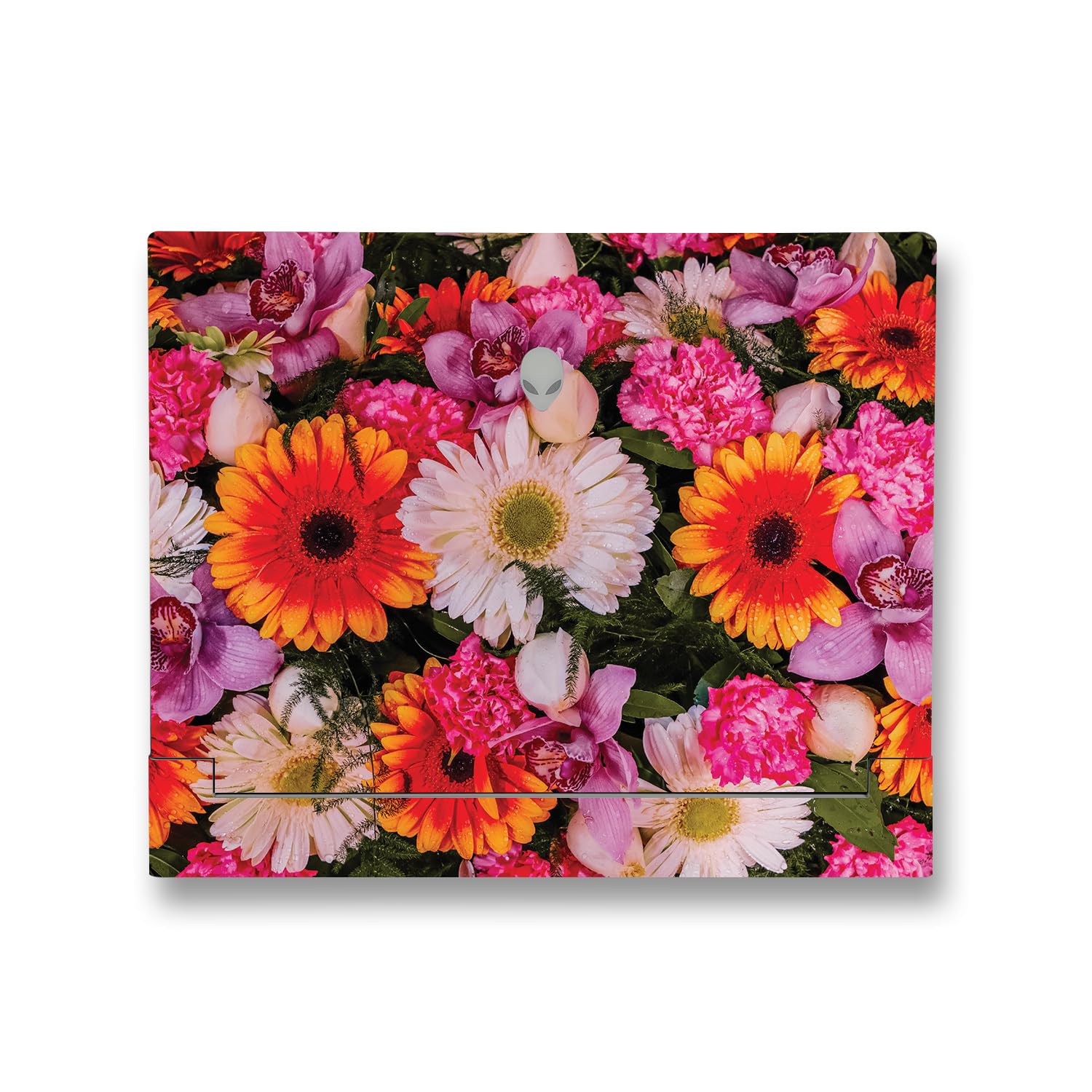 MightySkins Skin Compatible with Alienware X14 R2 (2023) Full Wrap Kit - Watered Flowers | Protective, Durable, and Unique Vinyl Decal wrap Cover | Easy to Apply &amp; Change Styles | Made in The USA