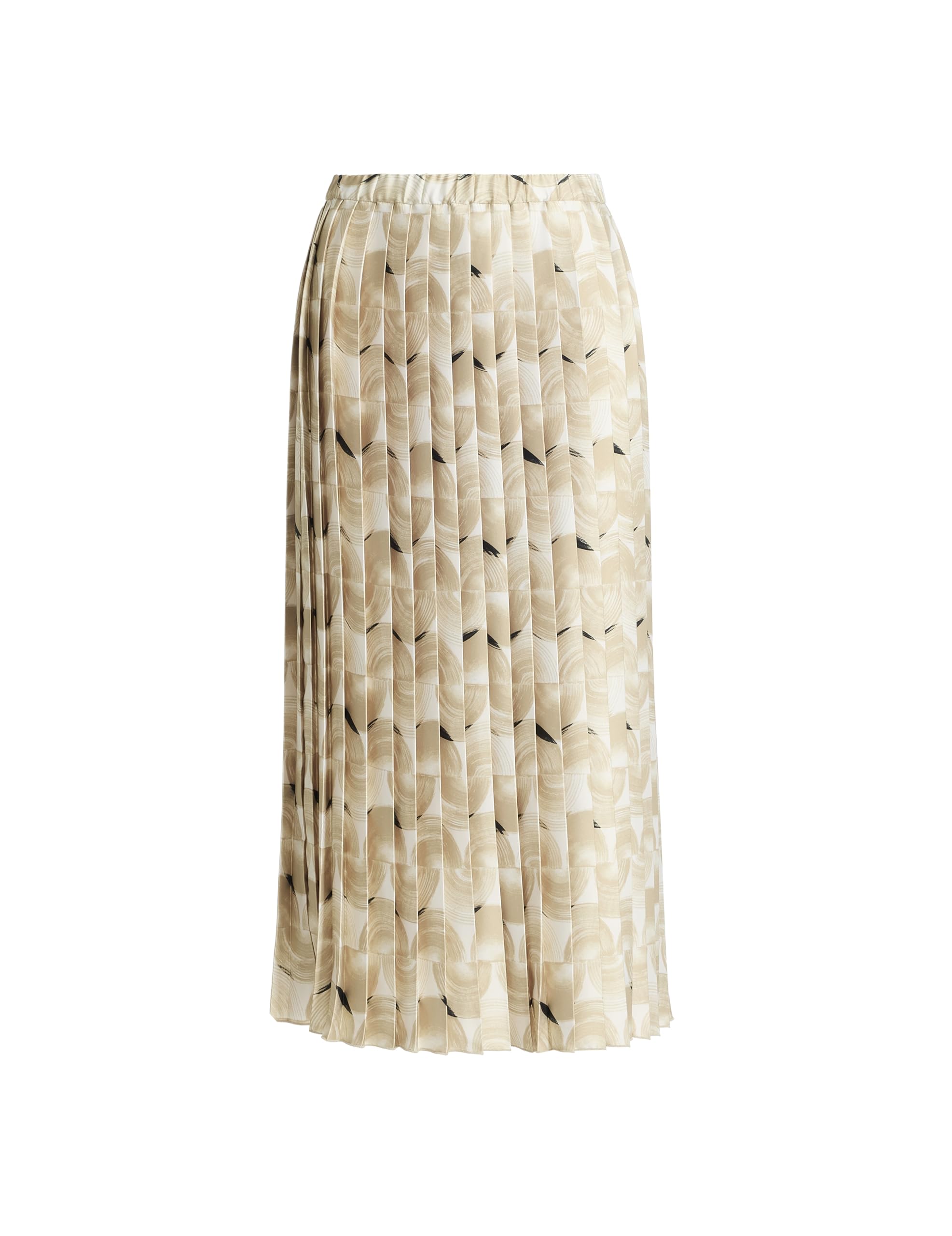 Anne Klein Womens Anne Klein Womens Printed Satin Pull-on Midi Skirt