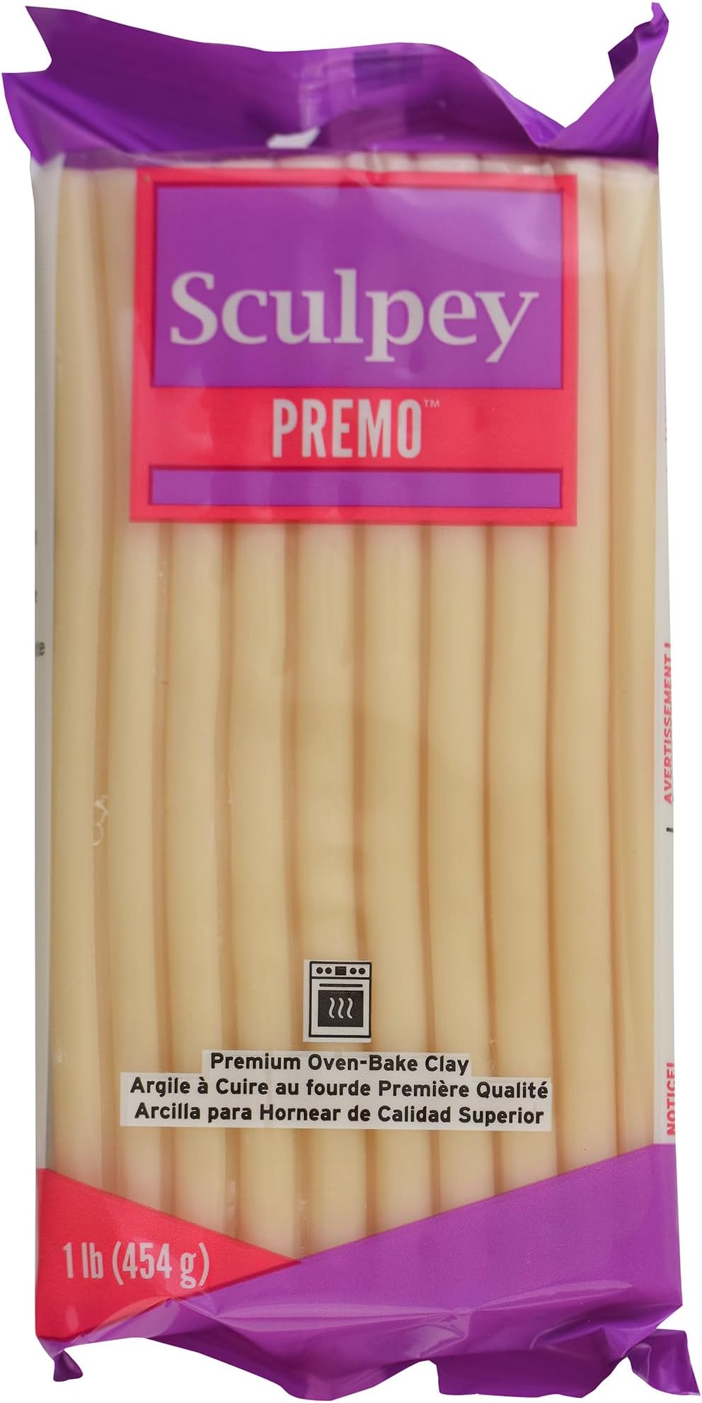Premo Polymer Art Clay Accents, 1-Pound, Translucent