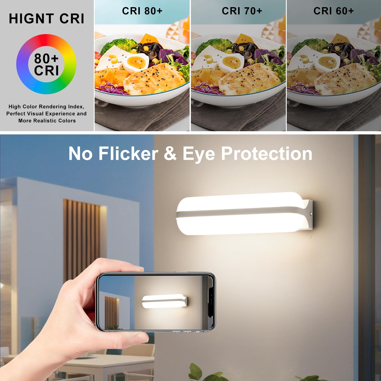 Applique LED Da Esterno 12W 1200LM 4000K – Luce Paratia Impermeabile IP65
