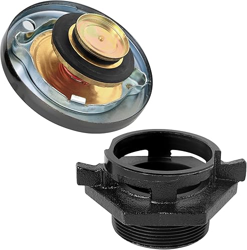 Miniatura 3 de Tapa de combustible ventilada para tanque de transferencia con cuello roscado de 2 pulgadas, tapa de tanque diésel de transferencia de combustible,