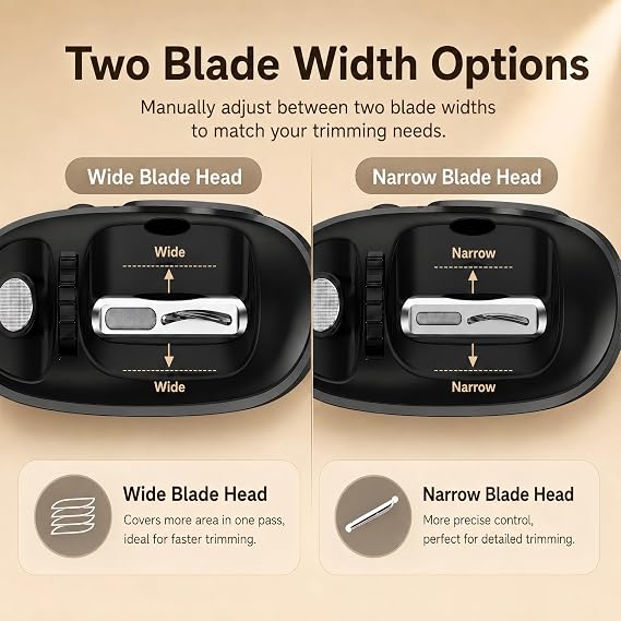 3-in-1 Electric Nail Clippers for Seniors with Adjustable Head