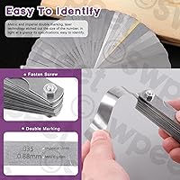 Vista 5 de Swpeet Juego de 4 piezas de herramientas de ajuste de válvulas, ajuste de tornillos de válvula de motor de motocicleta, incluye herramienta