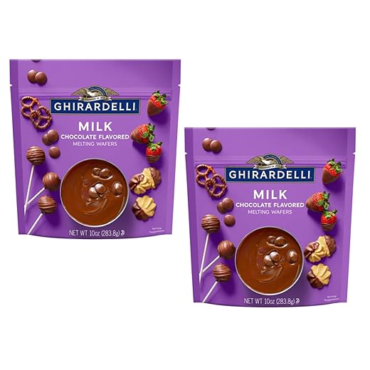 Ghirardelli Milk Chocolate Melting Wafers (Pack of 2)