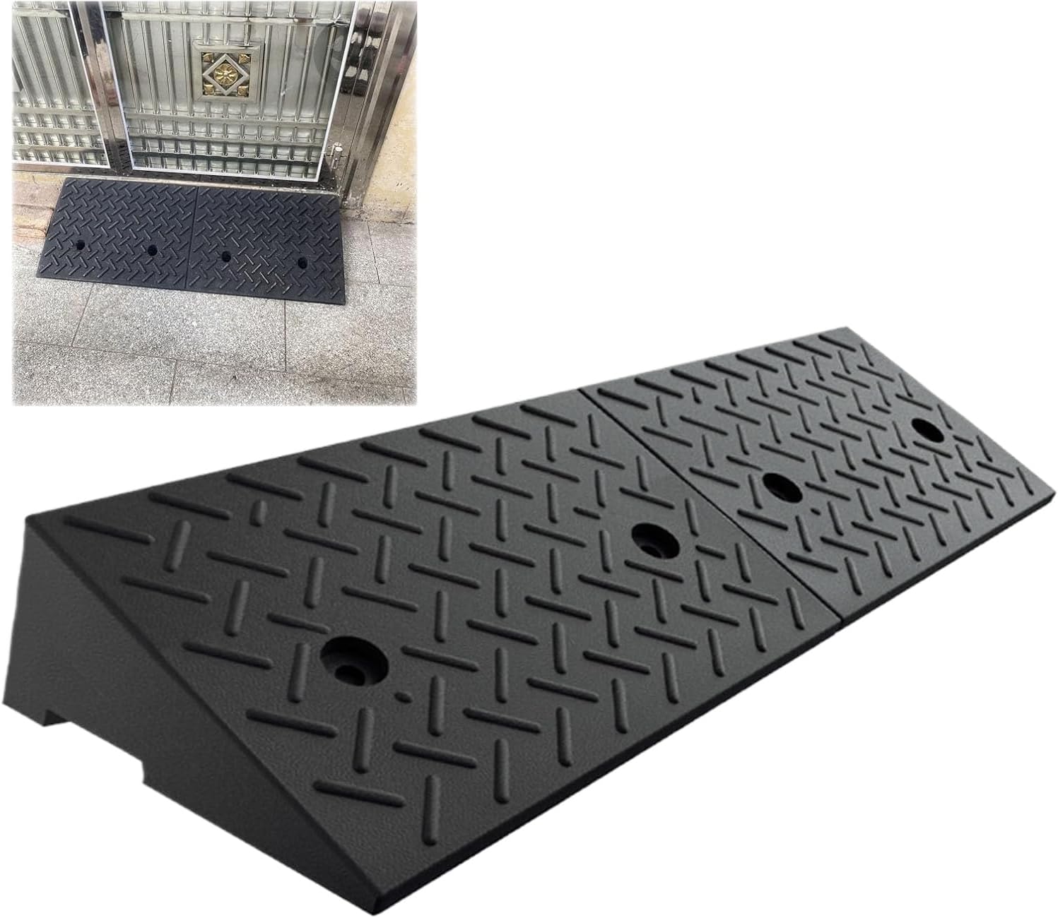 低差解消スロープ段差板高さ11 cm 12 cm 13 cm 14 cm 15 cm階段用滑高段自転車ゴム製屋外駐車場車用玄関段差解