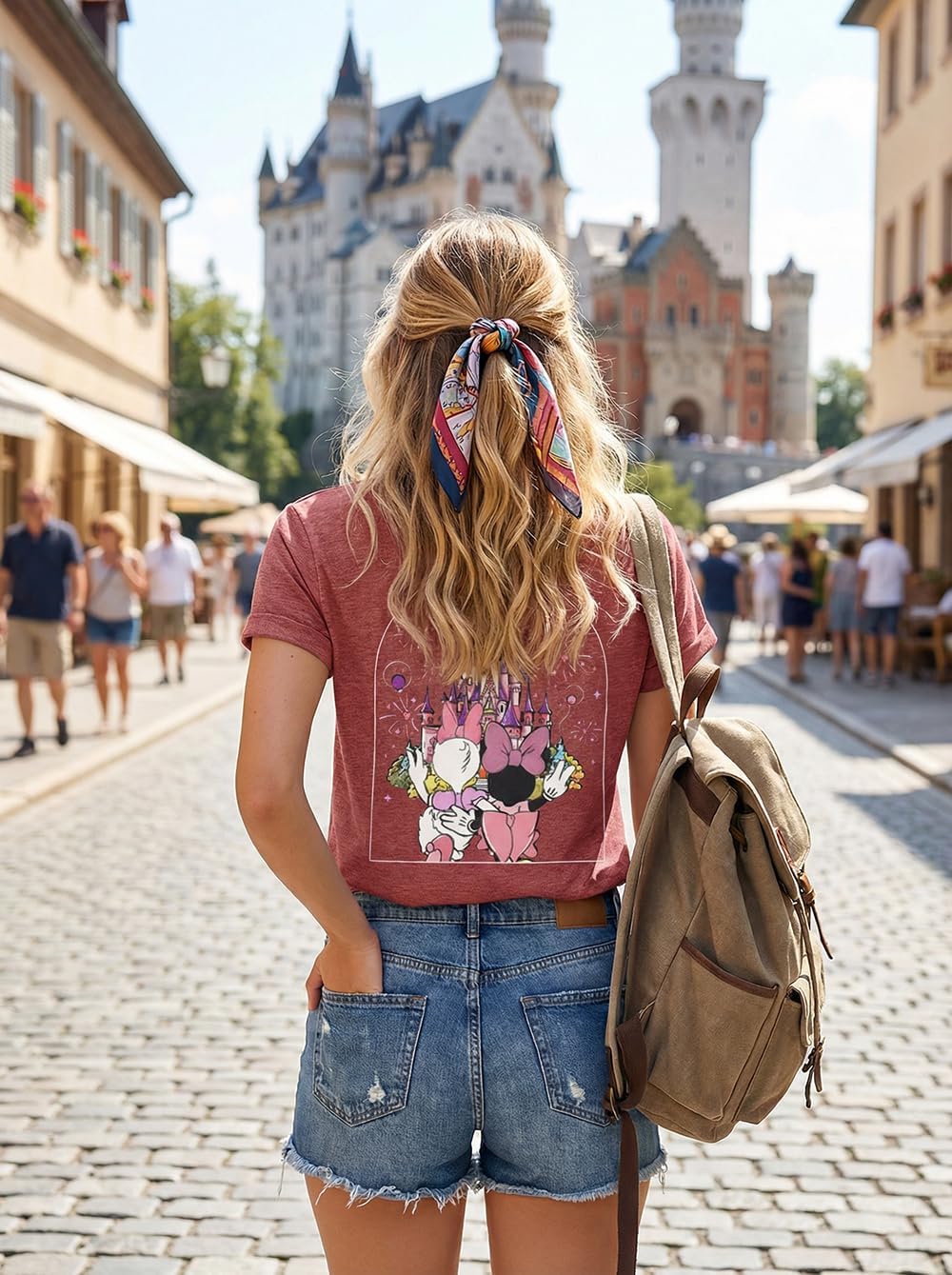 Magic Kingdom Shirt Women Girls Just Wanna Have Fun Shirt Girls Trip Cute Magical Tee Summer Vacation Tops - Image 2