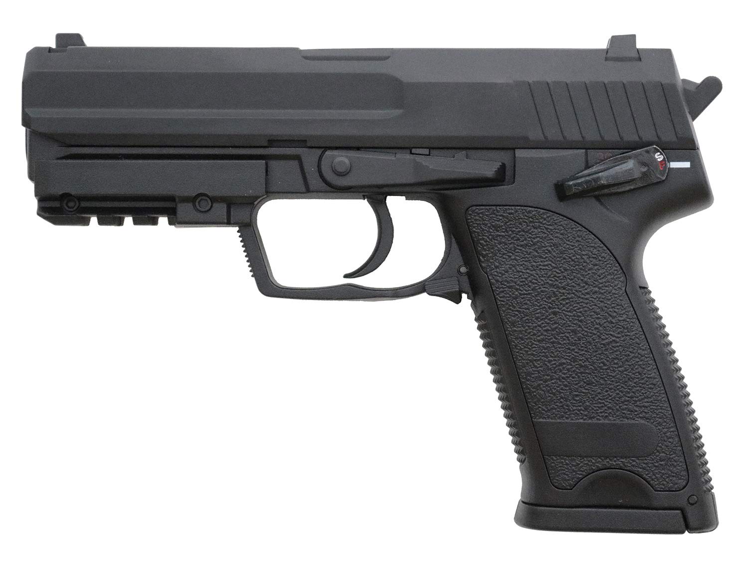 PACK Pistolet Airsoft Cyma-CM125S/plastique Haute résistance et métal/Couleur Noir/électrique (0.5 Joule)/Semi-Full Automatique/Lipo-Mossfet