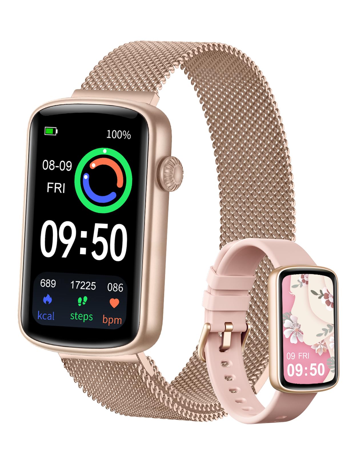 Amazon | スマートウォッチ レディース リストバンド 型 腕時計 iPhone 