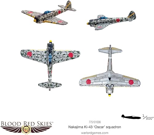 Miniatura 10 de Warlord Blood Red Skies Aichi D3A Val & Nakajima B5N Kate Squadron 1200 WWII Mass Air Combat Table Top War Game 772411004
