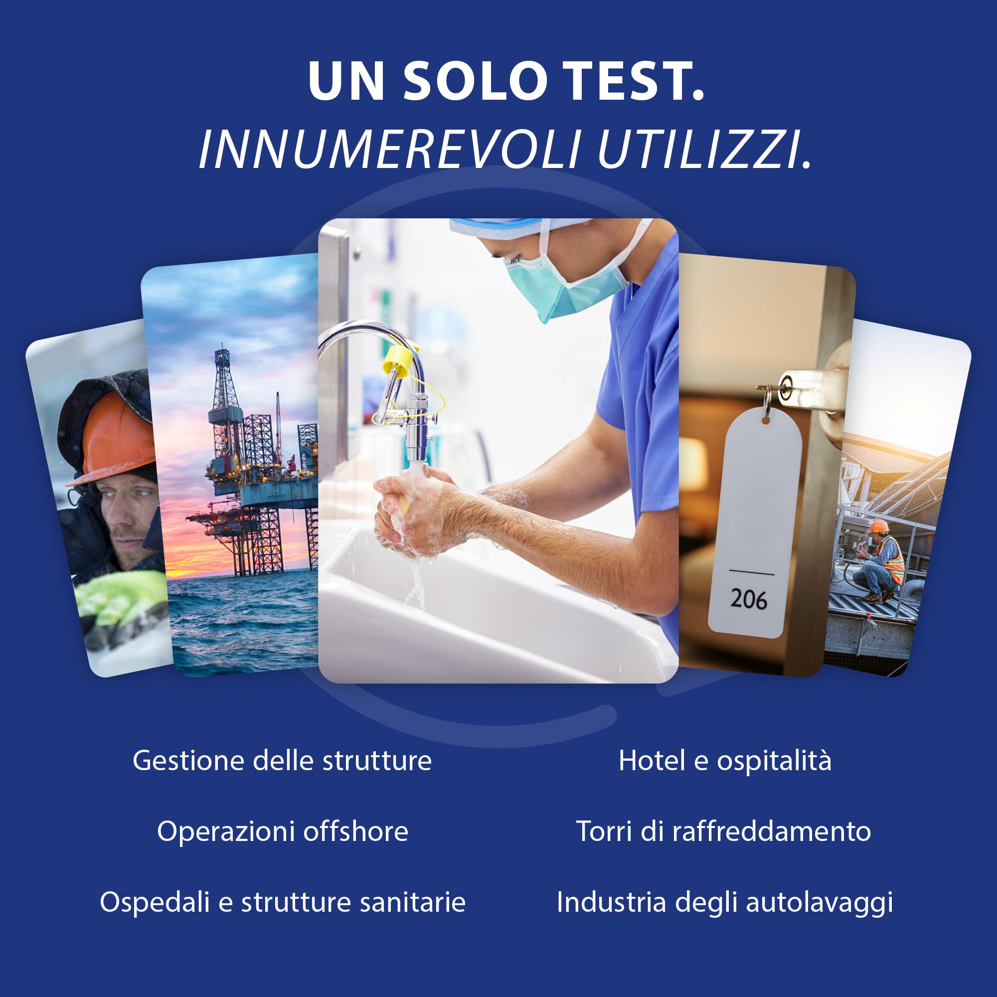 PRO Ultra – Kit di test Legionella per acqua, sensibilità 100 UFC/L, risultati in 25 minuti, monouso