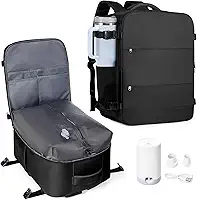 Mochila de viagem coowoz unissex, grande, mala de mão, mochila para trilha