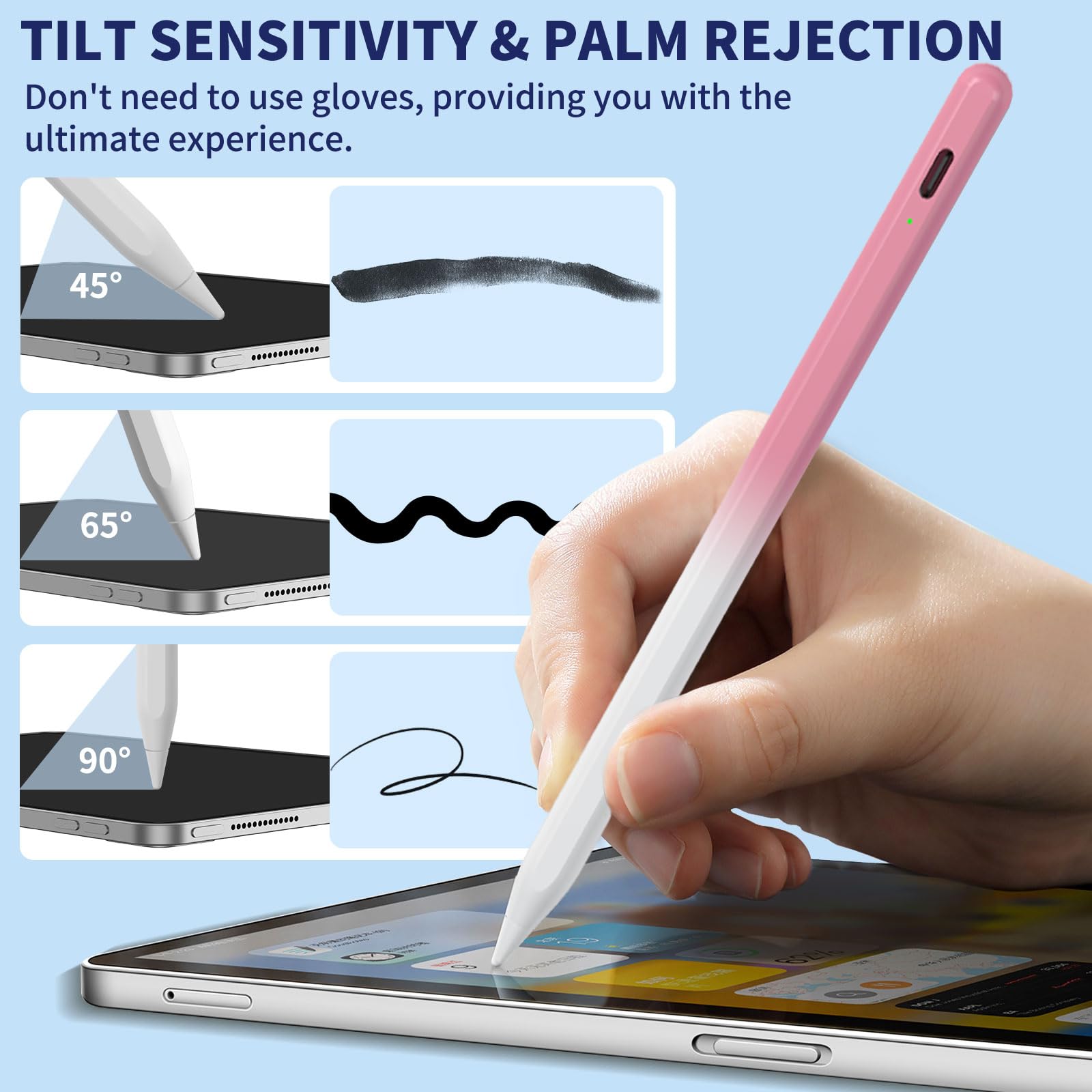 Amazon.in: Buy iPad Pencil for 9th & 10th Generation, Fast Charge