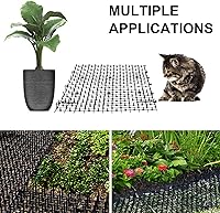 Vista 5 de Hugeleaf - Tapete de plástico para gatos de 12 pies, tapete de plástico para entrenamiento de gatos con picos para mantener a las mascotas alejadas