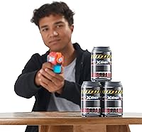 Vista 6 de XSHOT ZURU - Pistola de dardos de espuma roja Excel (6 objetivos de disparo + 8 dardos) de ZURU, lanzador de dardos de espuma roja XSHOT para niños