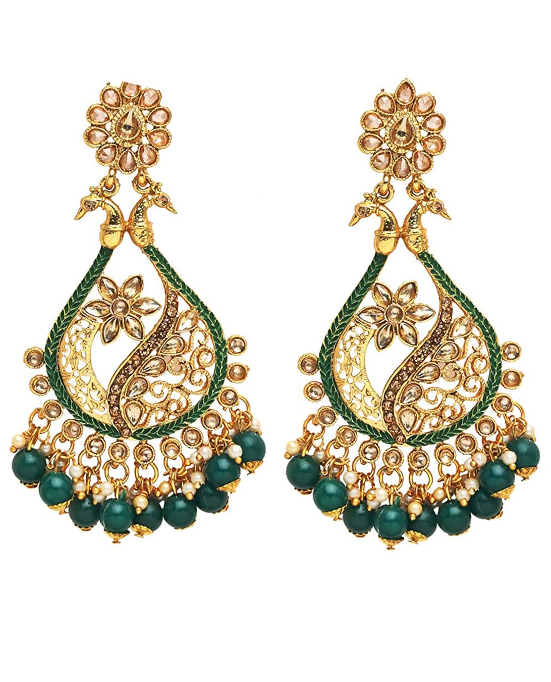 See full amazon price history chart for YouBella Jewellery Gold Plated Traditional Drop and Dangler Earrings for Girls and Women (YBEAR_33104) (Green) YouBella Jewellery Gold Plated Traditional Drop and Dangler Earrings for Girls and Women (YBEAR_33104) (Green) (B0B1359BCT) Amazon Price History, Amazon Price Tracker