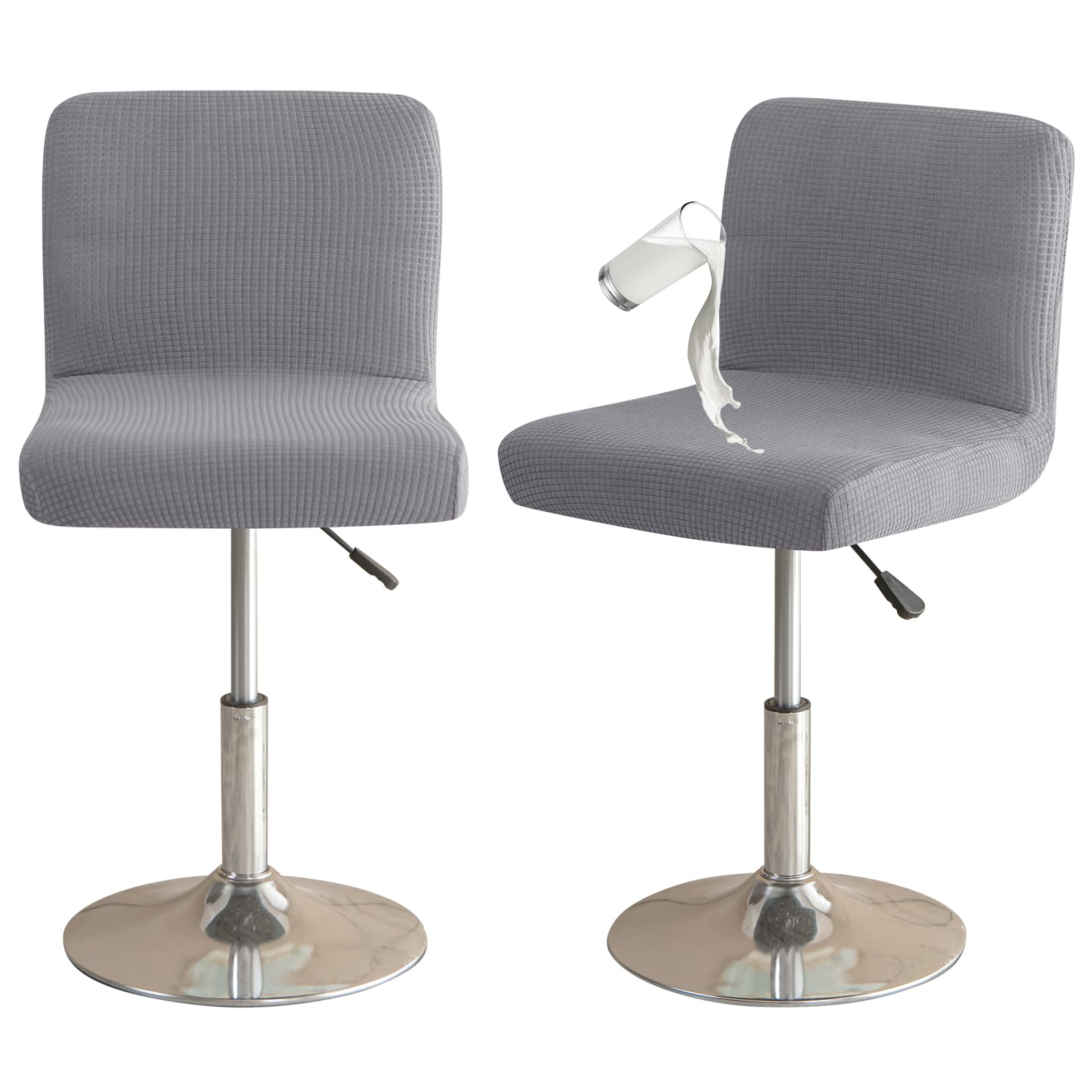 Chair Covers Bar Stool Cover 2pc Bar Chair Cover Swivel Bar Stool Slipcover