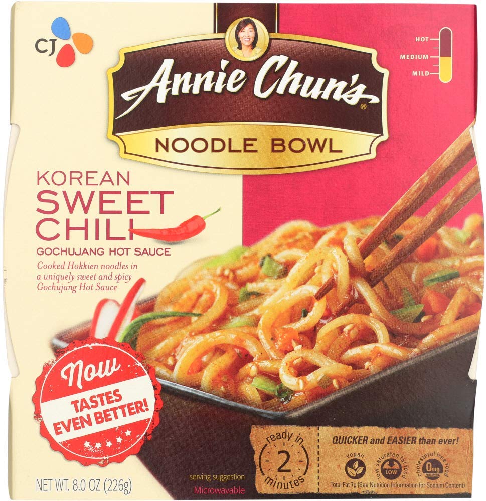Annie Chun's Korean Sweet Chili Noodle Bowl - Case Of 6-7.9 Oz.