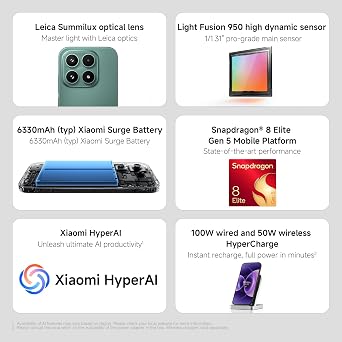 XIAOMI 17 Smartphone 12+512GB Ice Blue Leica Summilux Optical Lens