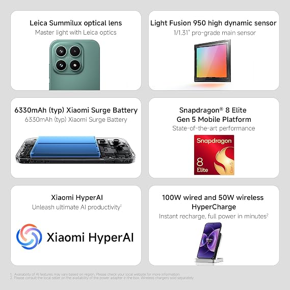 XIAOMI 17 Smartphone 12+512GB Ice Blue Leica Summilux Optical Lens