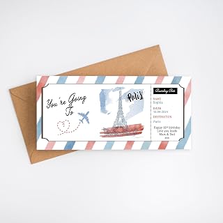 Paris Boarding Pass by Cheeky Pooch